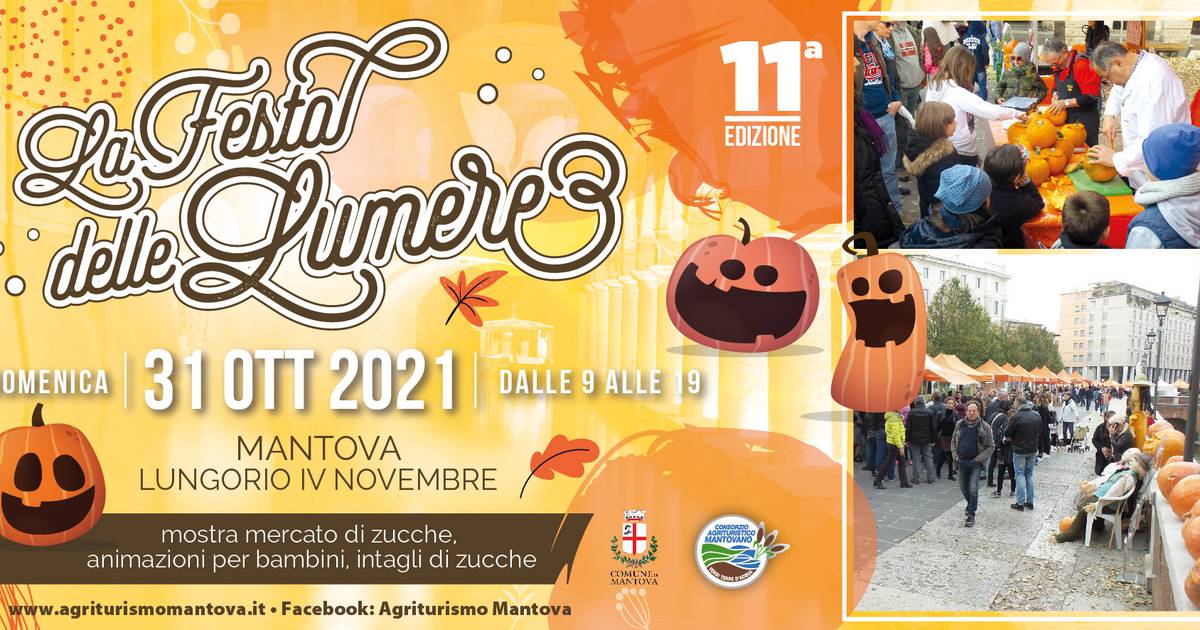 locandina Festa delle Lumere - la zucca in festa